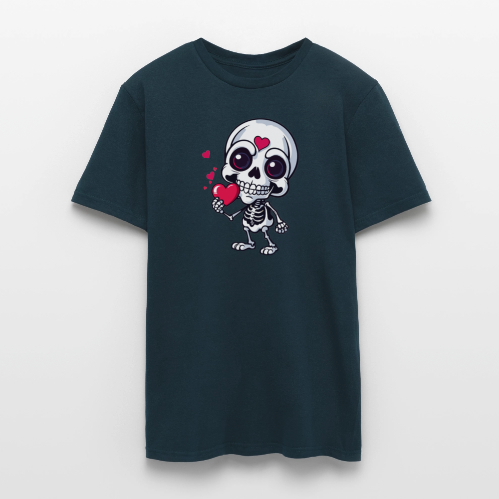 SSW2508Skelett mit Herz - Navy