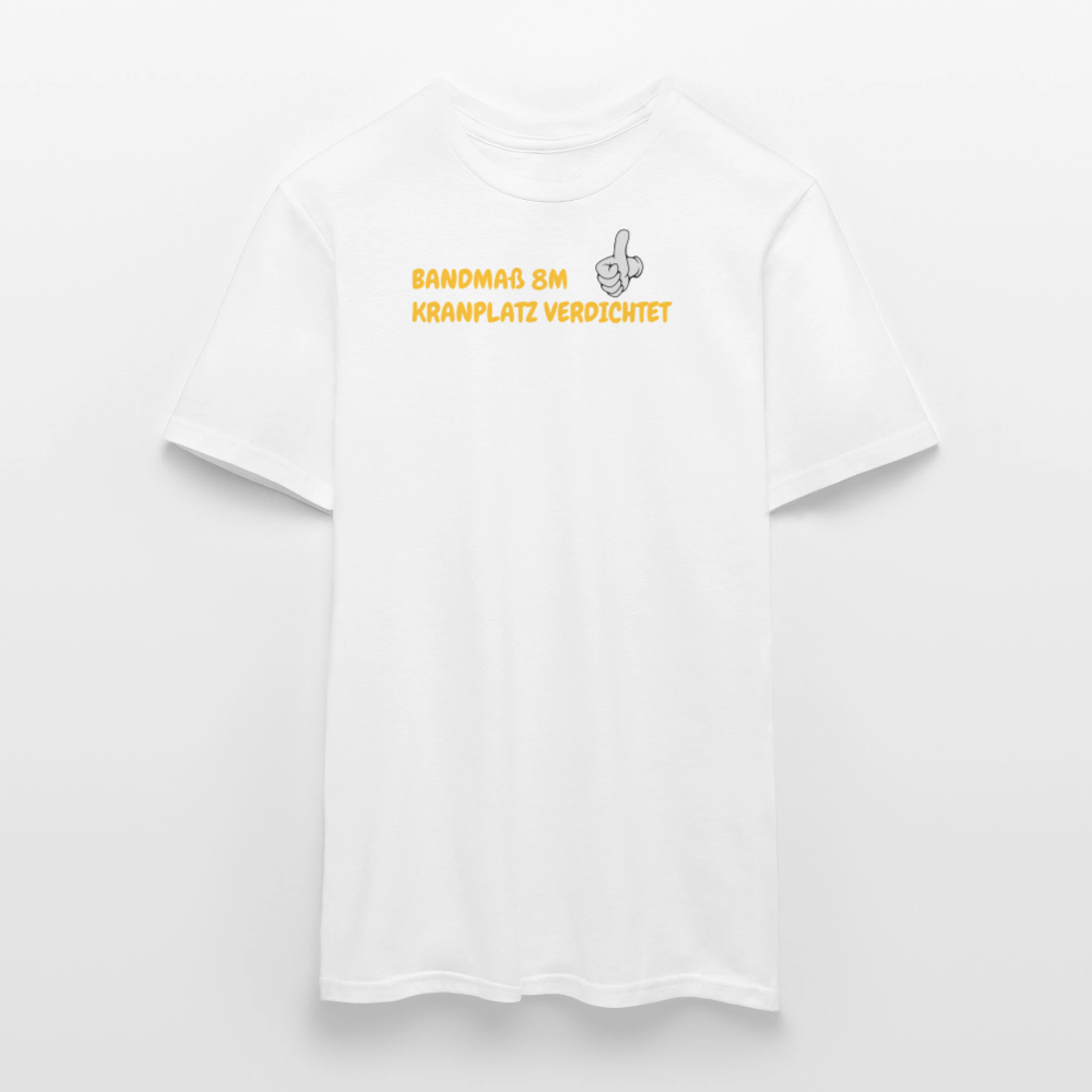 BANDMAß 8M KRANPLATZ VERDICHTET - Weiß