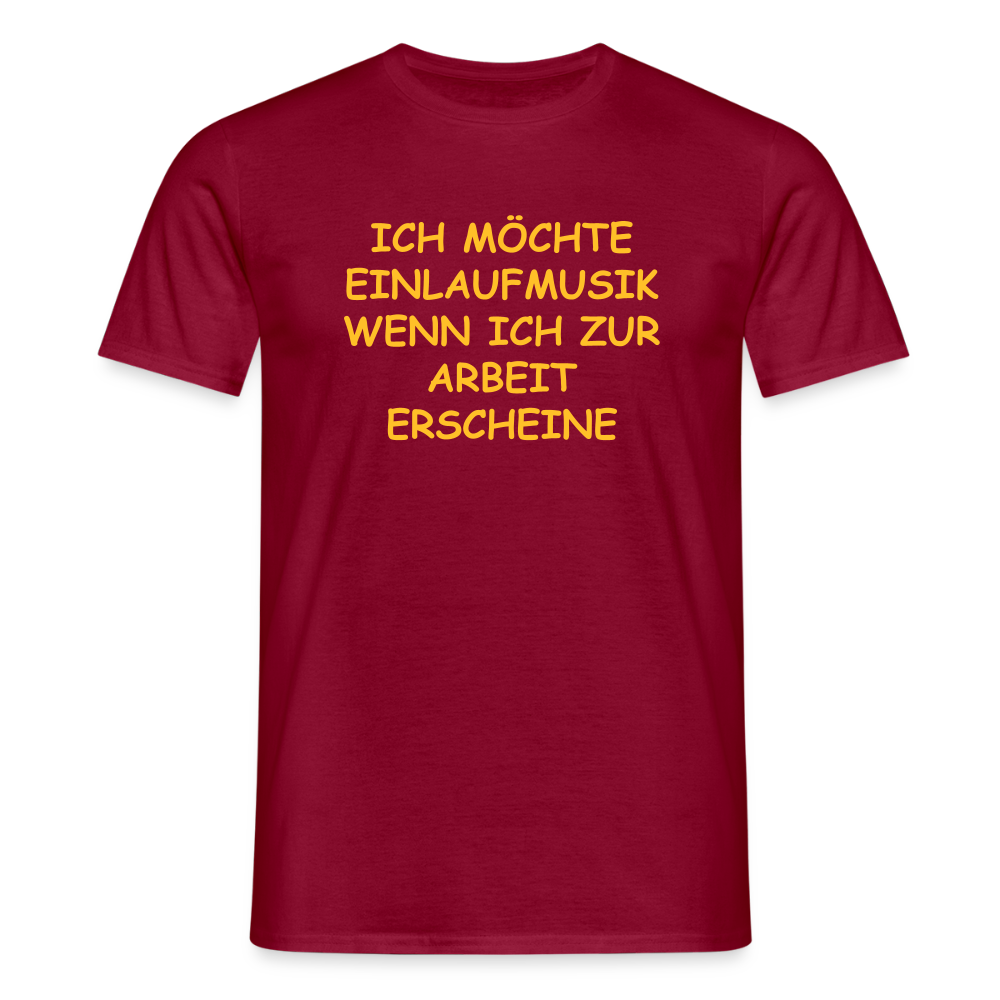 SSW2493ICH MÖCHTE EINLAUFMUSIK WENN ICH ZUR ARBEIT ERSCHEINE - Ziegelrot