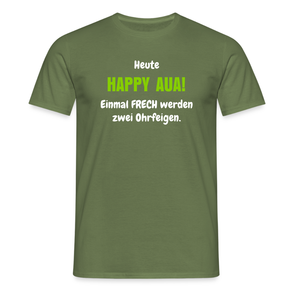 SSW2457Heute Einmal FRECH werden zwei Ohrfeigen. - Militärgrün
