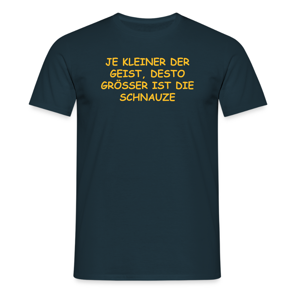 SSW2549JE KLEINER DER GEIST, DESTO GRÖSSER IST DIE SCHNAUZE - Navy