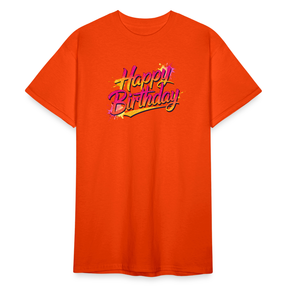 SSW2442Happy Birthday - kräftig Orange