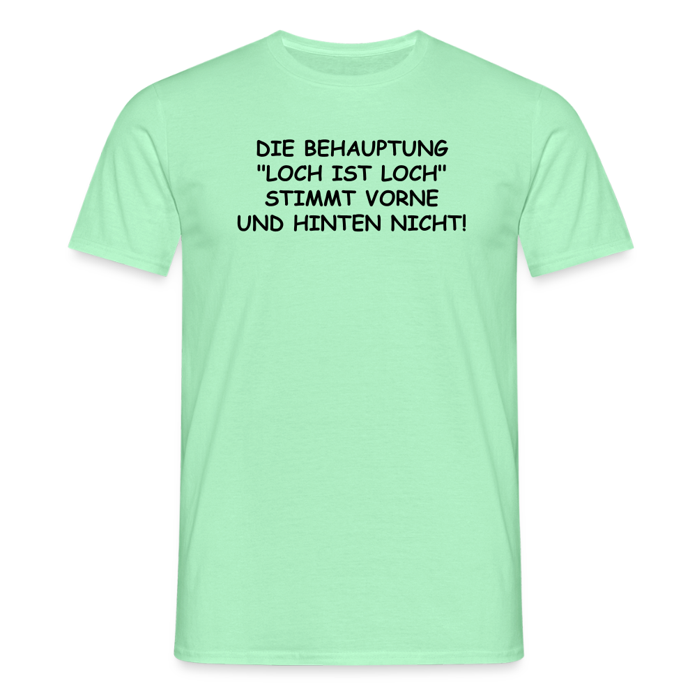 SSW2542DIE BEHAUPTUNG "LOCH IST LOCH" STIMMT VORNE UND HINTEN NICHT! - Mintgrün