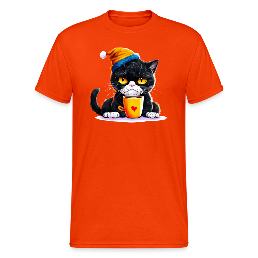 SSW2278Schwarze Katze sauer - kräftig Orange