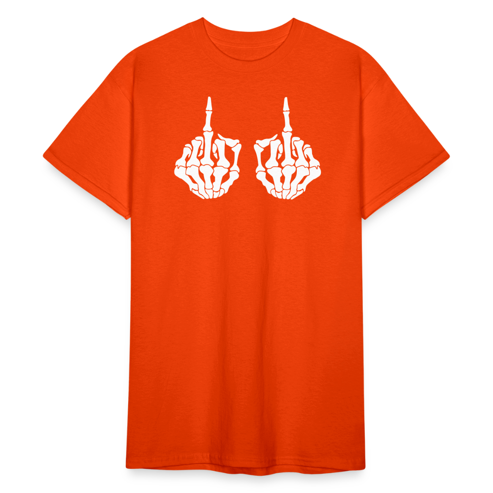 SSW2298Skull Doppel Finger - kräftig Orange