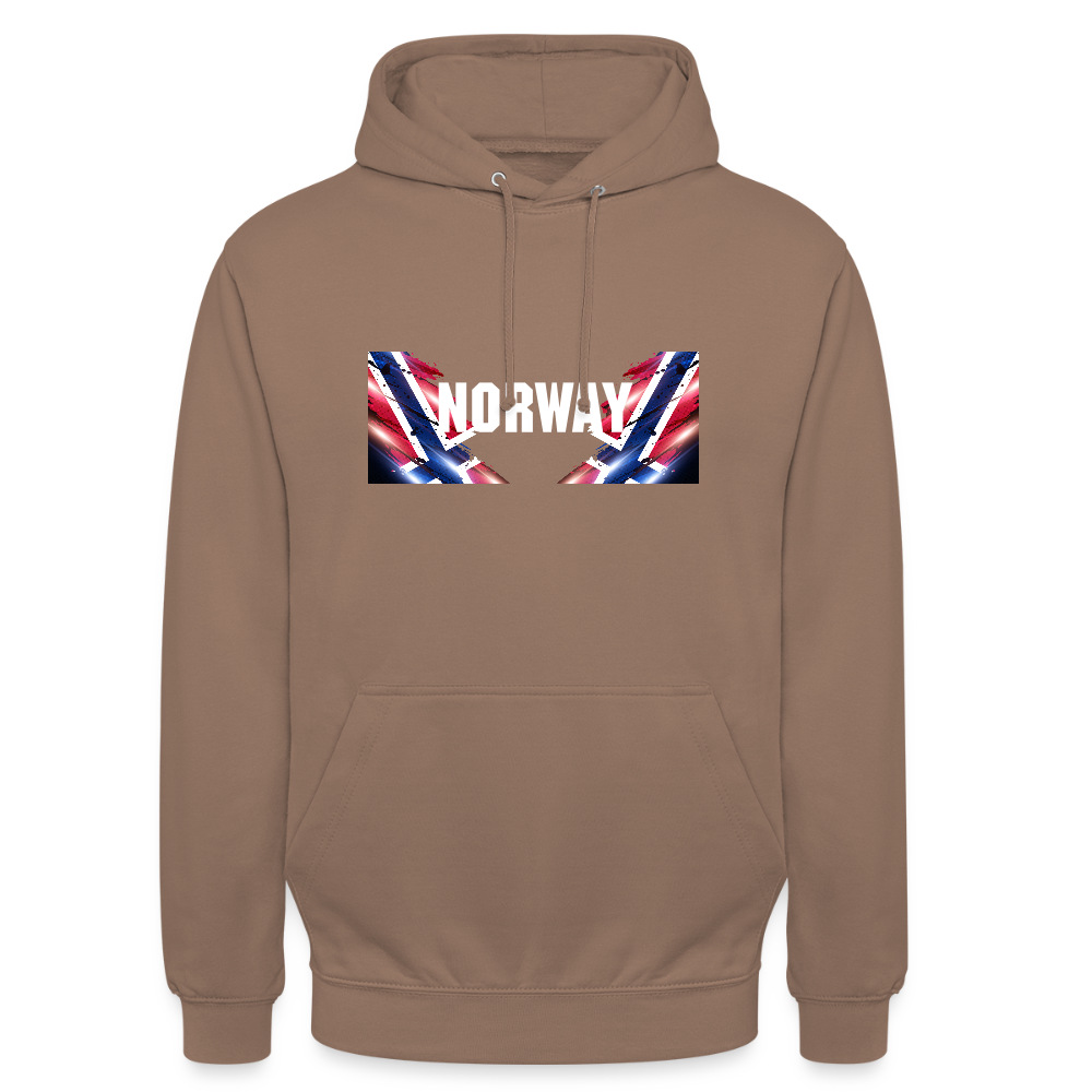 SSW2533 Kapuzenpulli Flag of Norway - Mokka