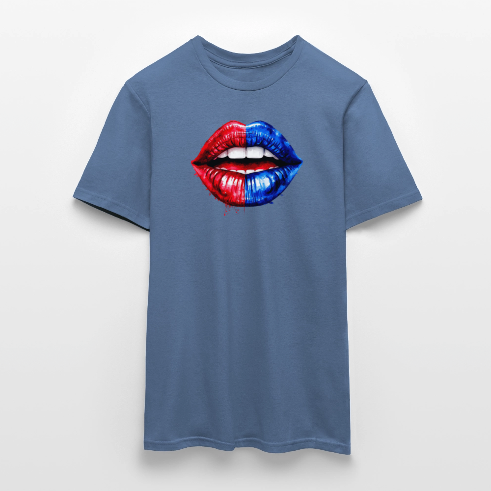 SSW2546Lippen-Mund USA - Taubenblau