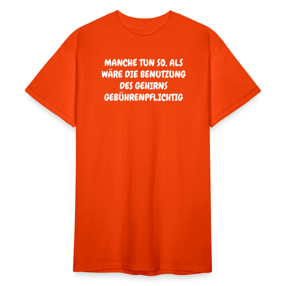 SSW2416MANCHE TUN SO, ALS WÄRE DIE BENUTZUNG DES GEHIRNS GEBÜHRENPFLICHTIG - kräftig Orange