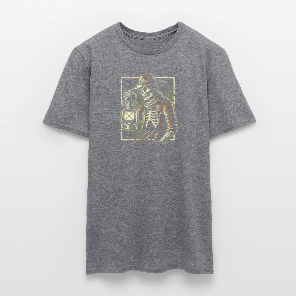 SSW2504Skeleton Holding a Lantern Gritty - Graphit meliert