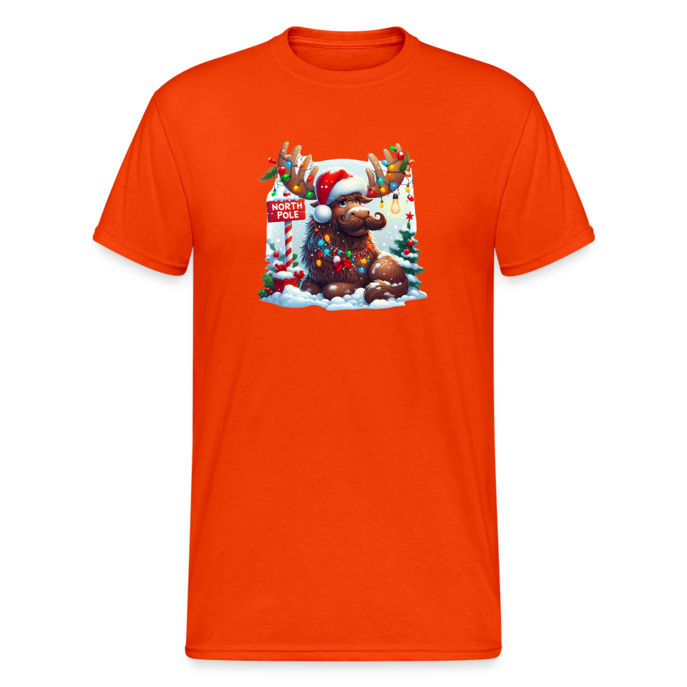 SSW2343 Elch Lichterkette6 - kräftig Orange