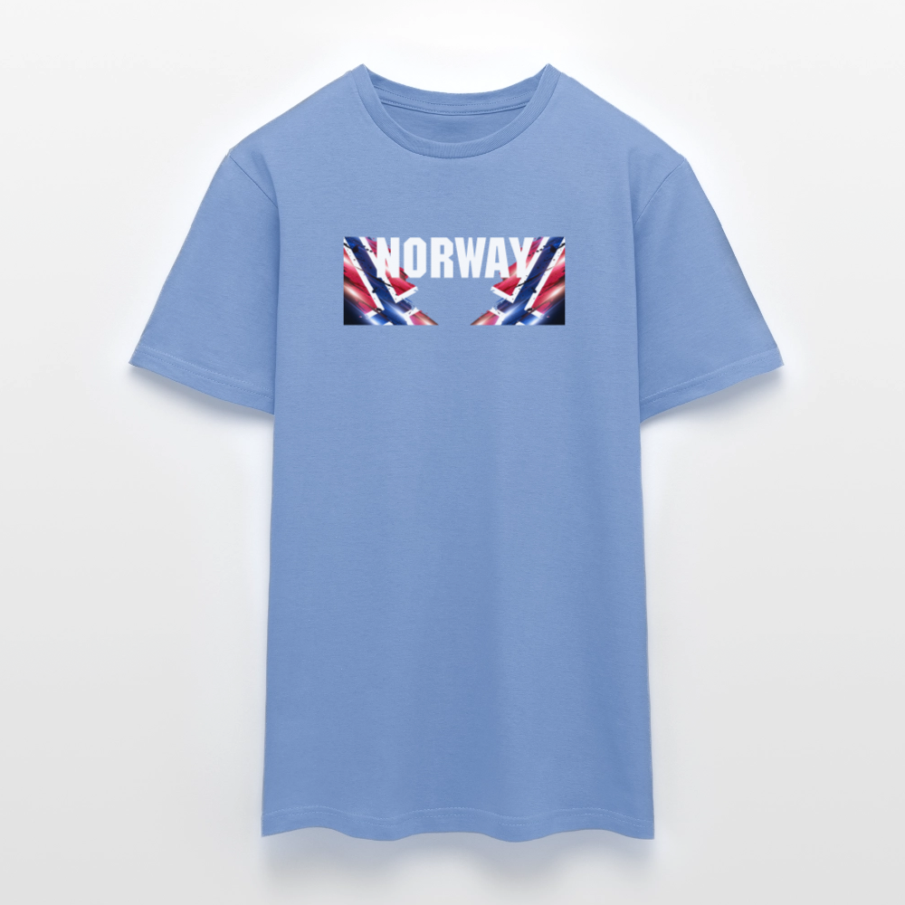 SSW2534 Flag of Norway - carolina blue