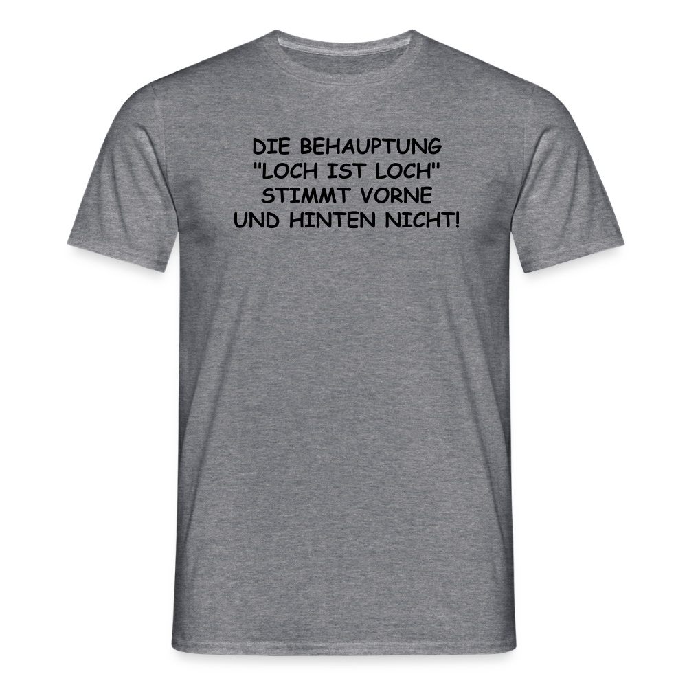 SSW2542DIE BEHAUPTUNG "LOCH IST LOCH" STIMMT VORNE UND HINTEN NICHT! - Graphit meliert