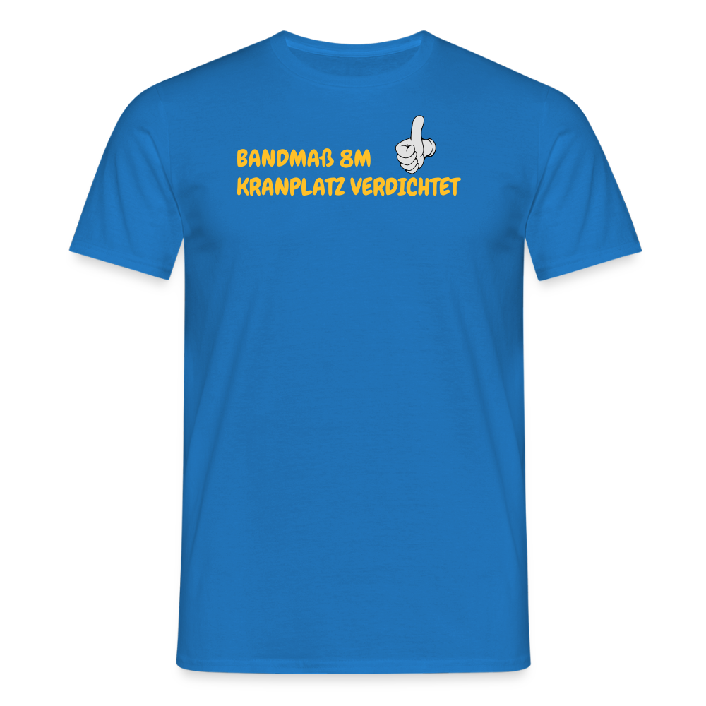 BANDMAß 8M KRANPLATZ VERDICHTET - Royalblau