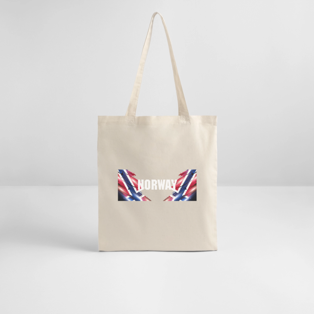 SSW2529 Stofftasche Flag of Norway - Weißgrau