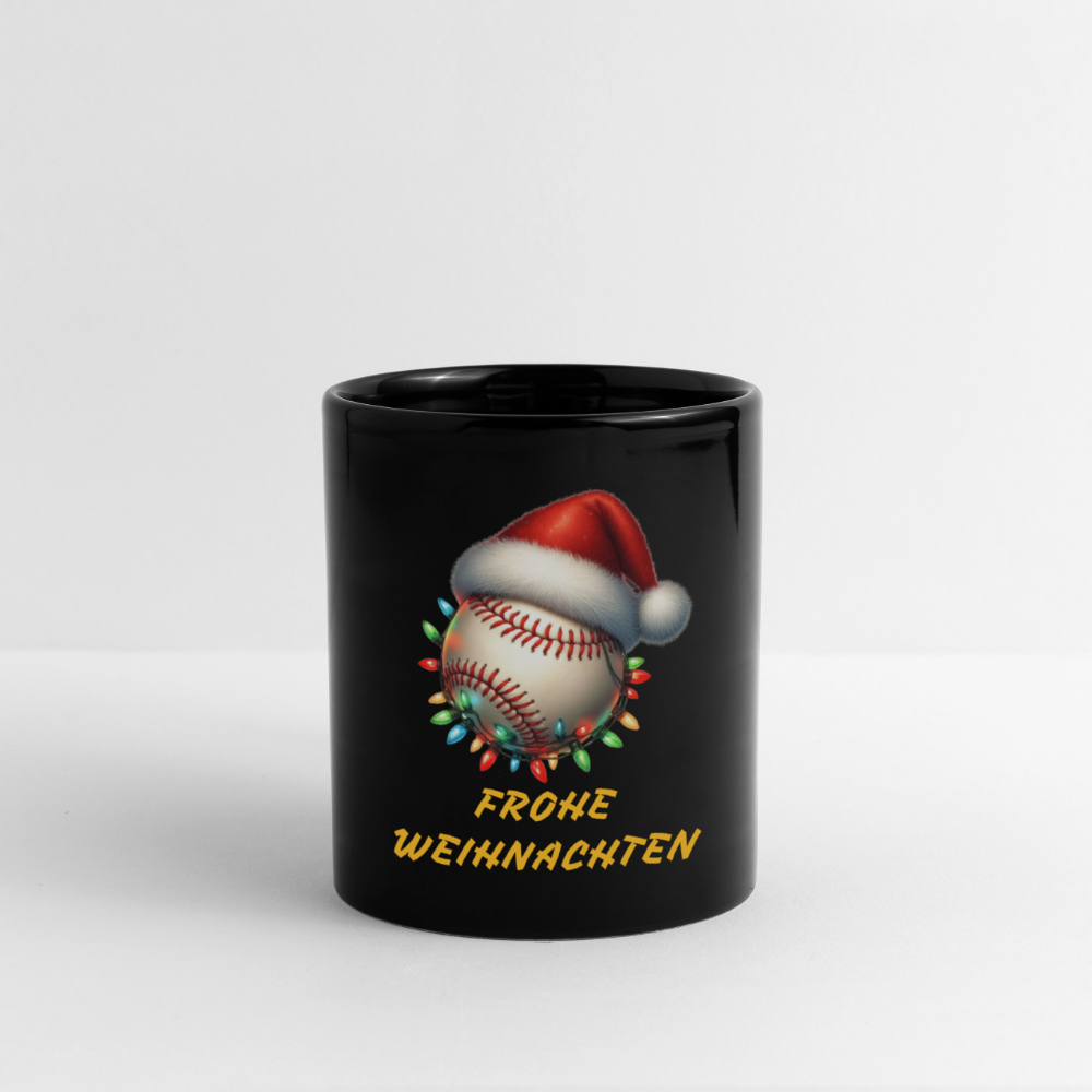 SSW2619FROHE WEIHNACHTEN KAFFEEBECHER BASEBALL - Schwarz