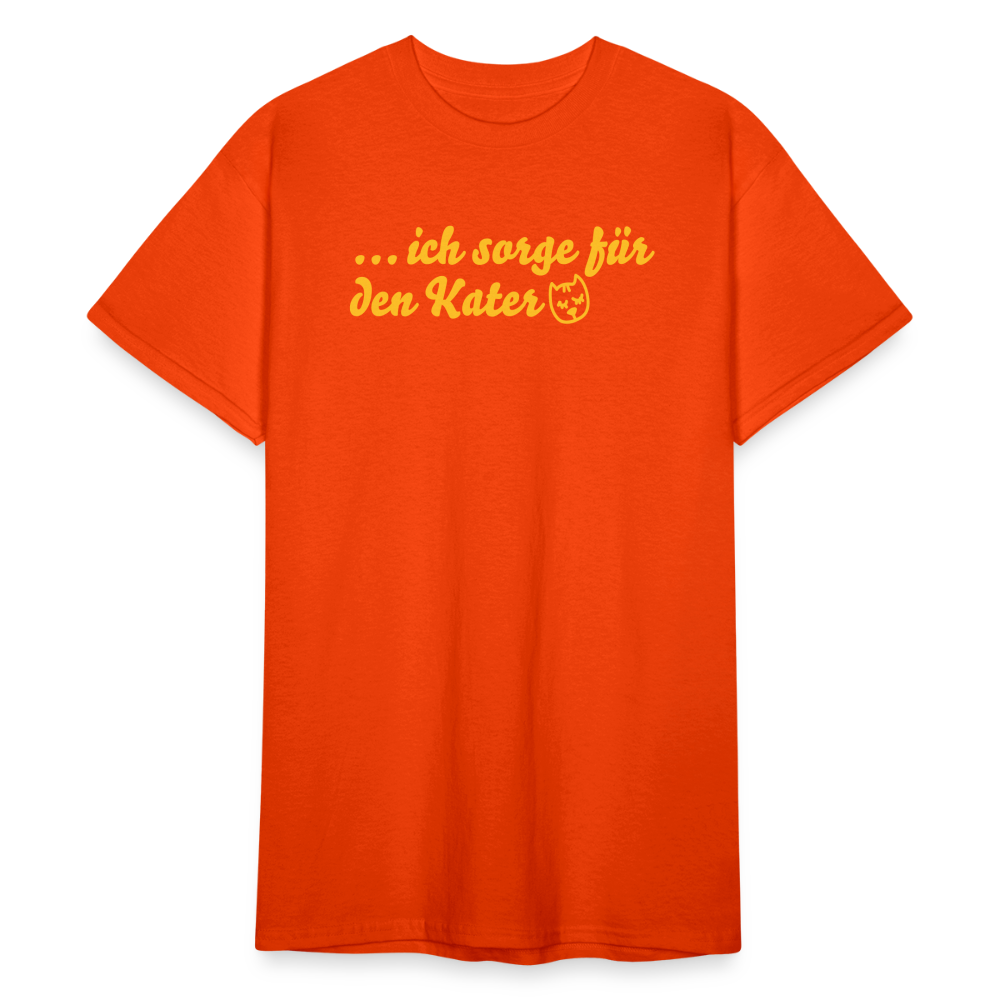 SSW2220 ...ich sorge für den Kater - kräftig Orange
