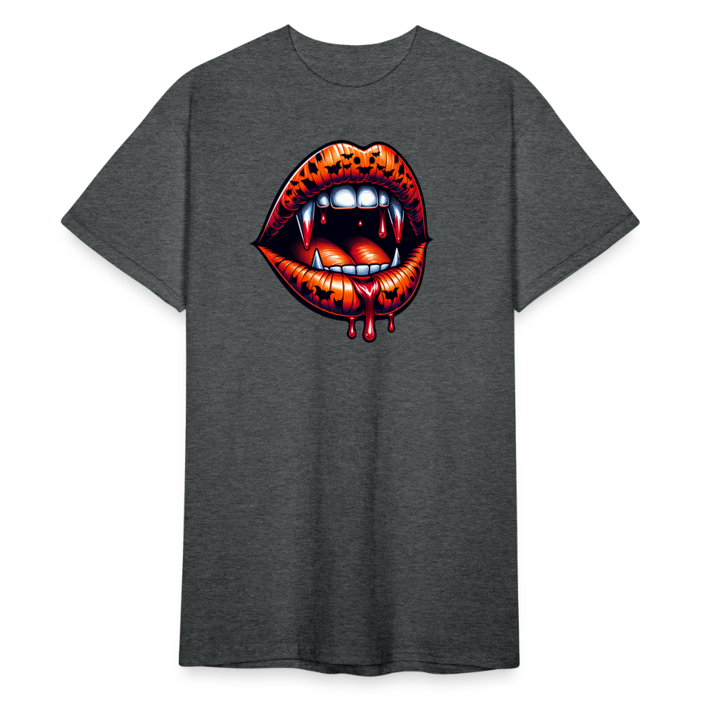 SSW2274Halloween_lips - Dunkelgrau meliert