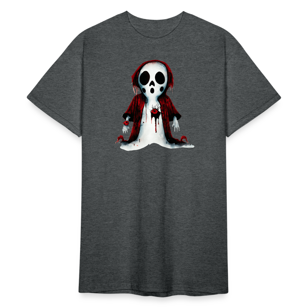 SSW2265Gruselige_weisshaarige_Figur_mit_blutigen_Augen_un - Dunkelgrau meliert