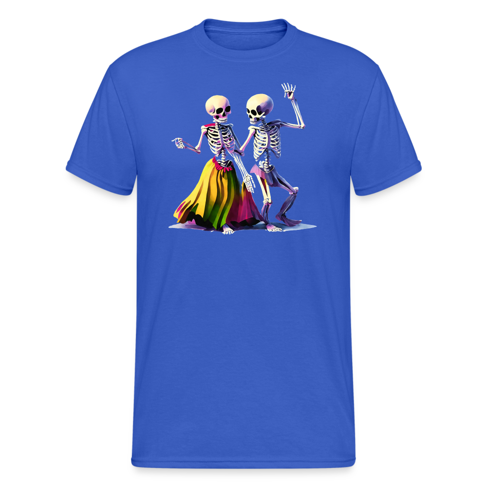 SSW2259Bunte_tanzende_Skelette - Königsblau