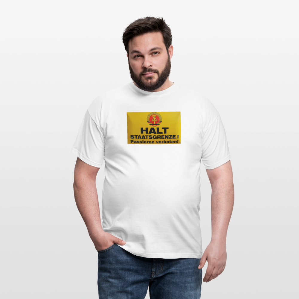 OSSI19 Tshirt HALT STAATSGRENZE - Weiß