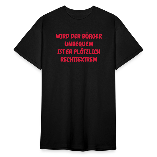 SSW2446Wird der Bürger unbequem, ist er plötzlich rechtextrem. - Schwarz