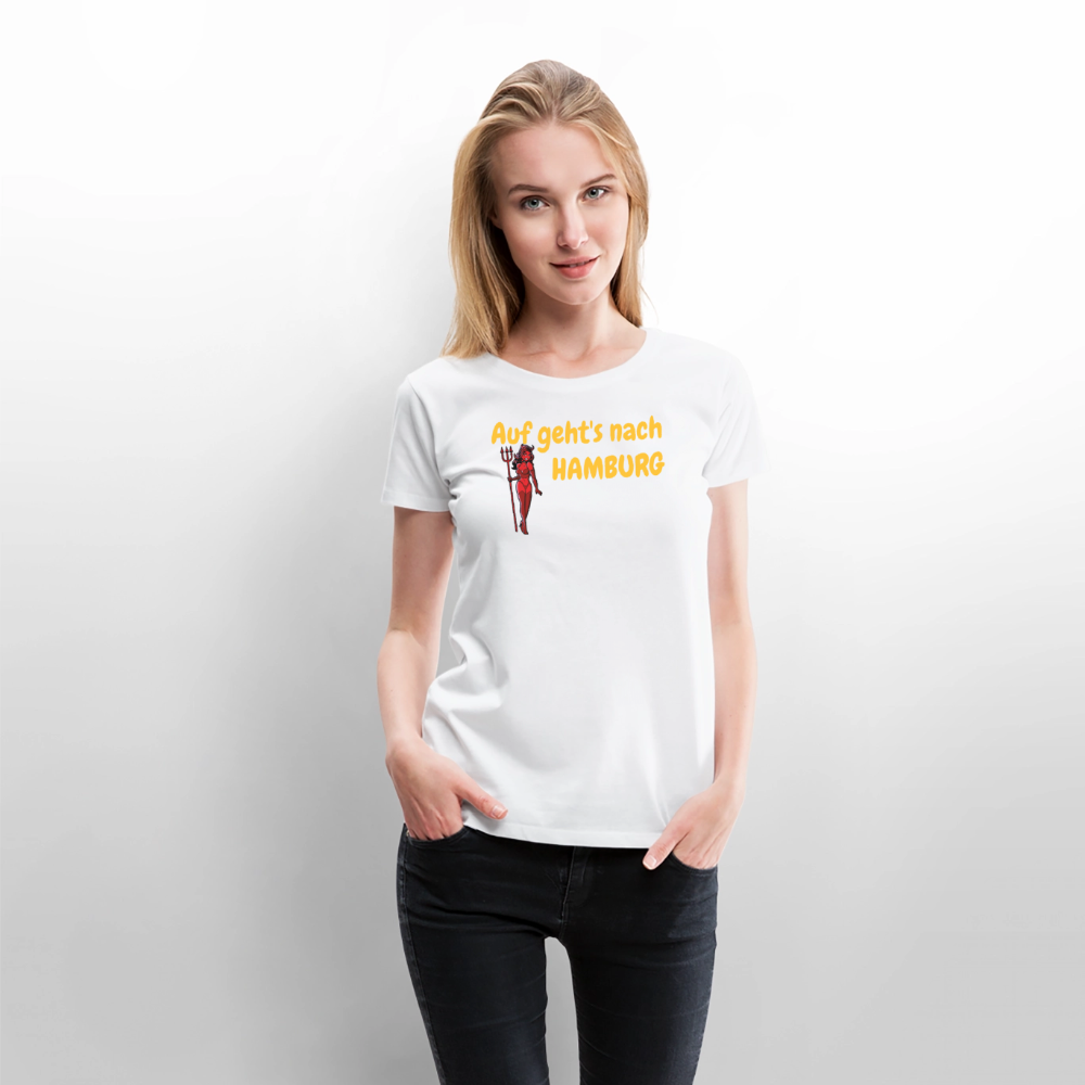 Auf geht's nach HAMBURG - Weiß