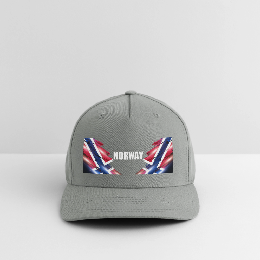 SSW2532 Cap Flag of Norway - Grüngrau