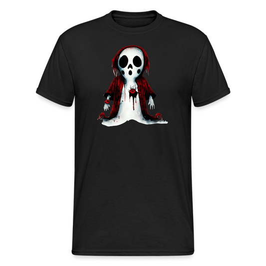 SSW2265Gruselige_weisshaarige_Figur_mit_blutigen_Augen_un - Schwarz