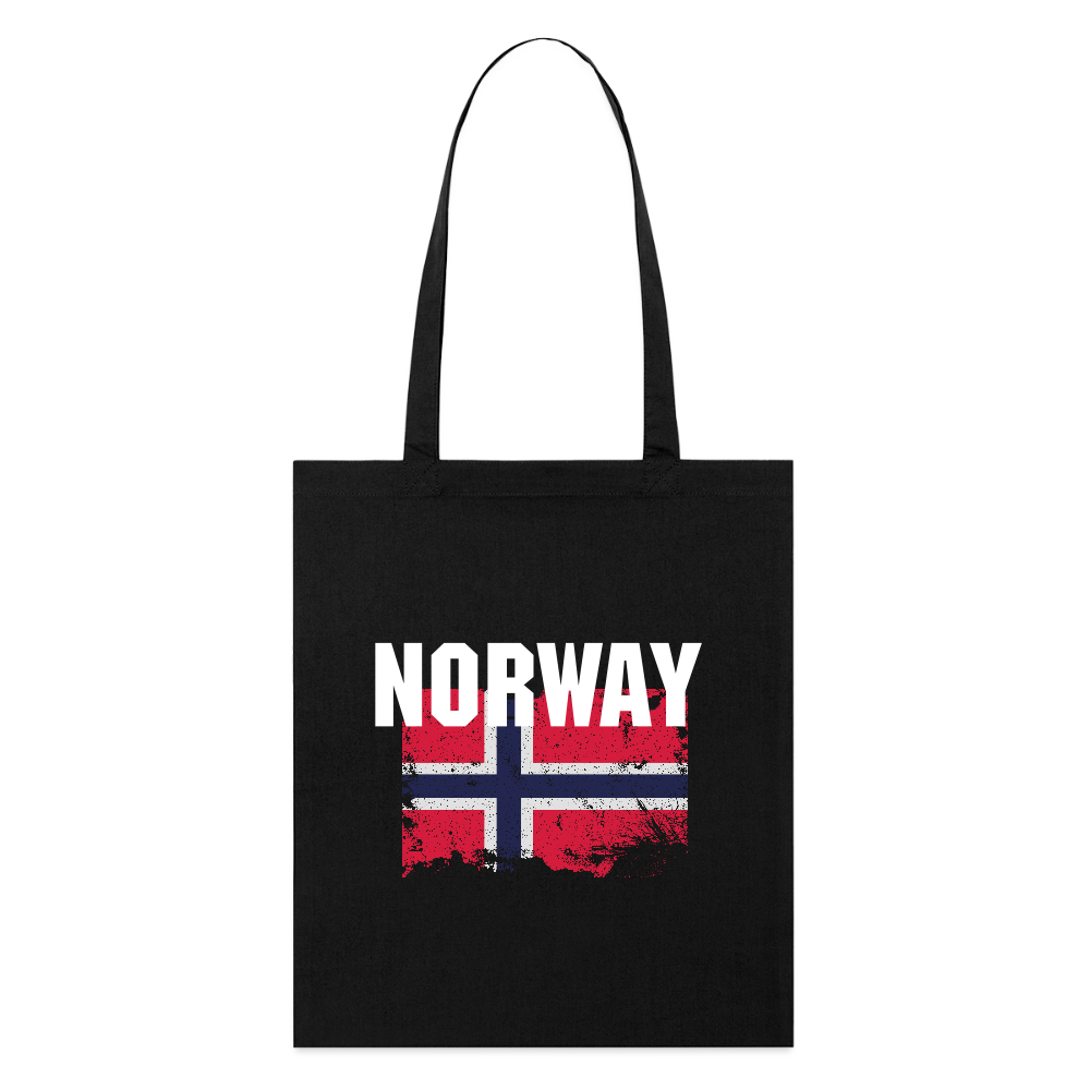SSW2528 Stofftasche Flag of Norway - Schwarz