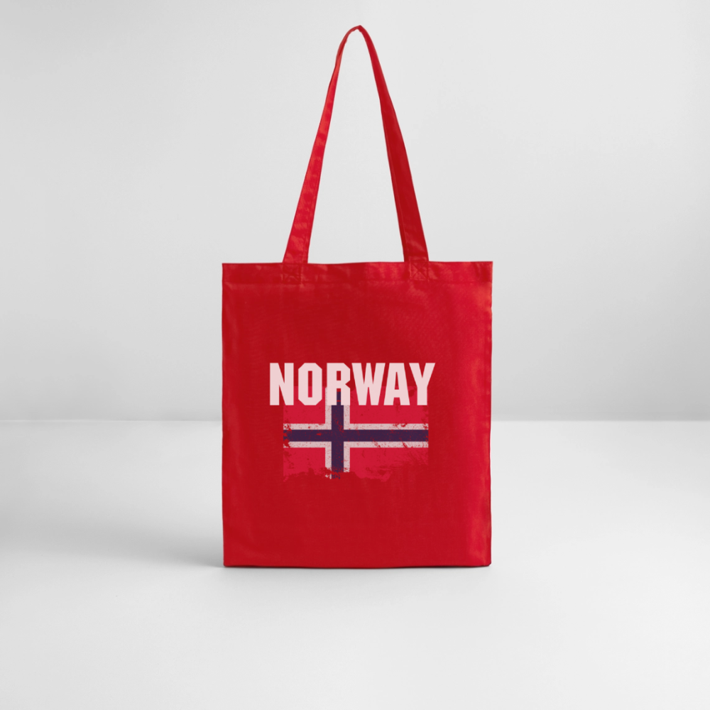 SSW2528 Stofftasche Flag of Norway - Rot