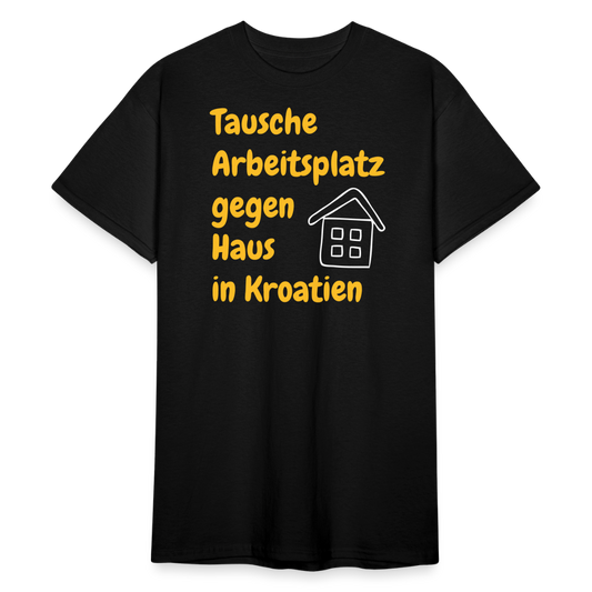 SSW2385Tausche Arbeitsplatz gegen Haus in Kroatien - Schwarz