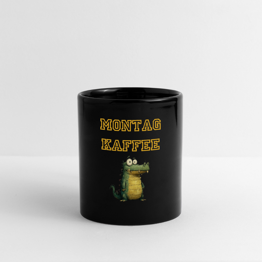 SSW2573 Montag KAFFEE Kroko - Schwarz