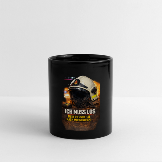 SSW2734 Ich muss los mein Piepser hat nach mir gerufen - Schwarz