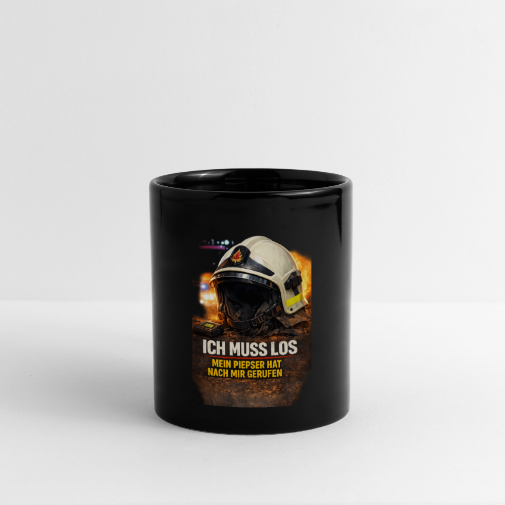 SSW2734 Ich muss los mein Piepser hat nach mir gerufen - Schwarz