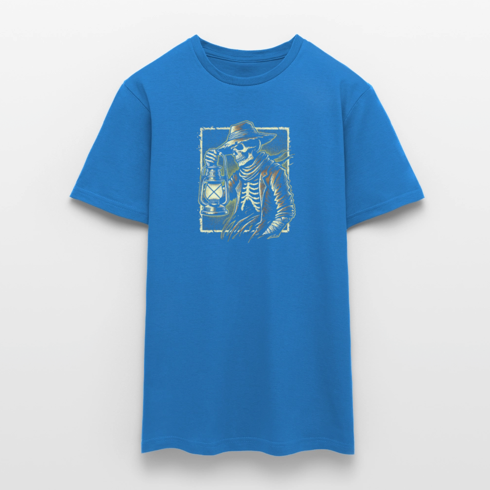 SSW2504Skeleton Holding a Lantern Gritty - Royalblau