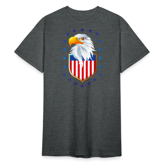 SSW2486Tshirt Amerikanischer Adler - Dunkelgrau meliert