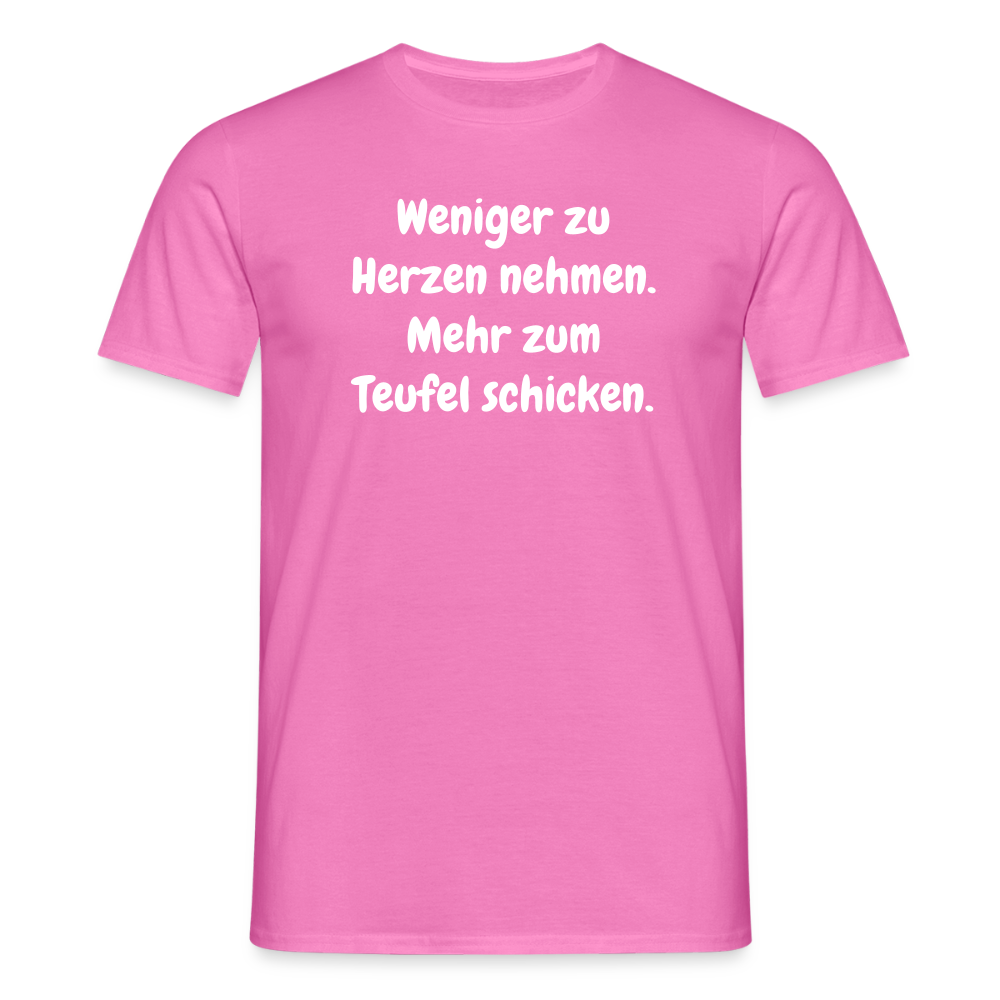 SSW2459Weniger zu Herzen nehmen. Mehr zum Teufel schicken. - Pink