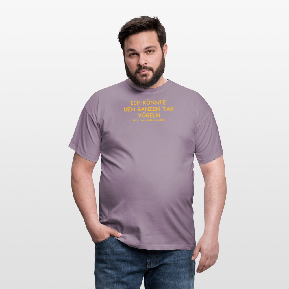 SSW2511ICH KÖNNTE DEN GANZEN TAG VÖGELN - Lilagrau