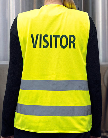 Safety Vest Passau - Mit Aufdruck "Visitor"