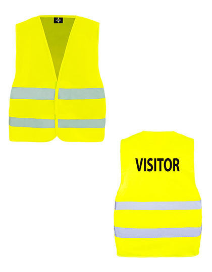 Safety Vest Passau - Mit Aufdruck "Visitor"