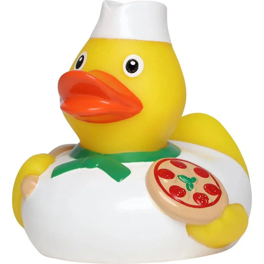 Quietsche-Ente Pizzabäcker Kuhlesprüche