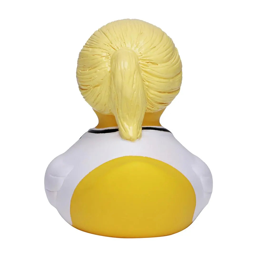 Quietsche-Ente Ärztin, blond Kuhlesprüche
