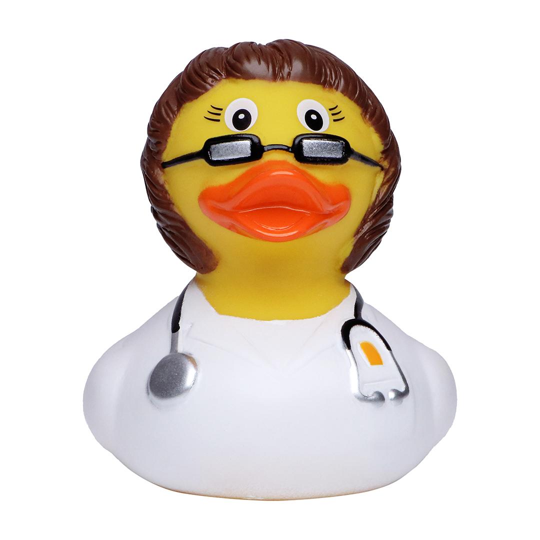 Quietsche-Ente Ärztin, brünette