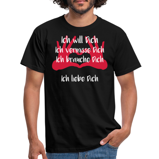 Ich liebe Dich - Schwarz