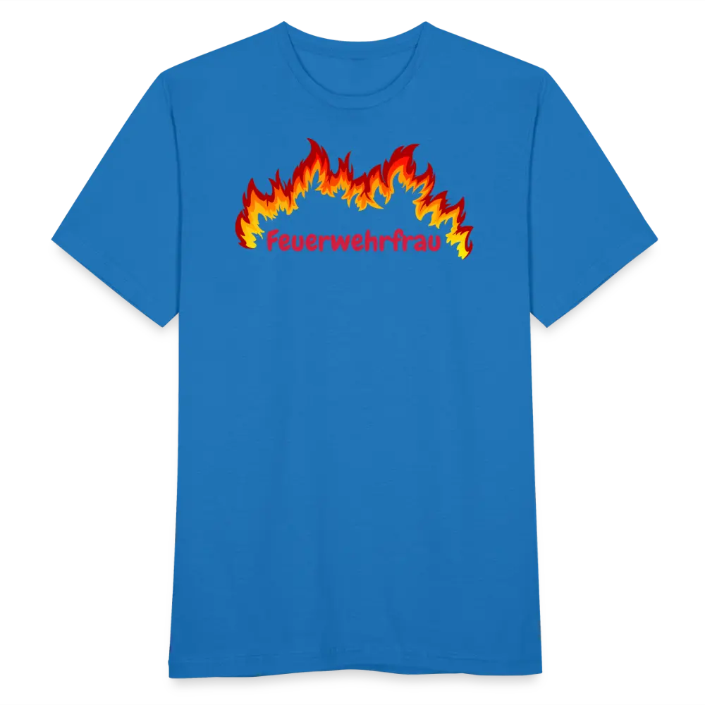 Feuerwehrfrau - Royalblau