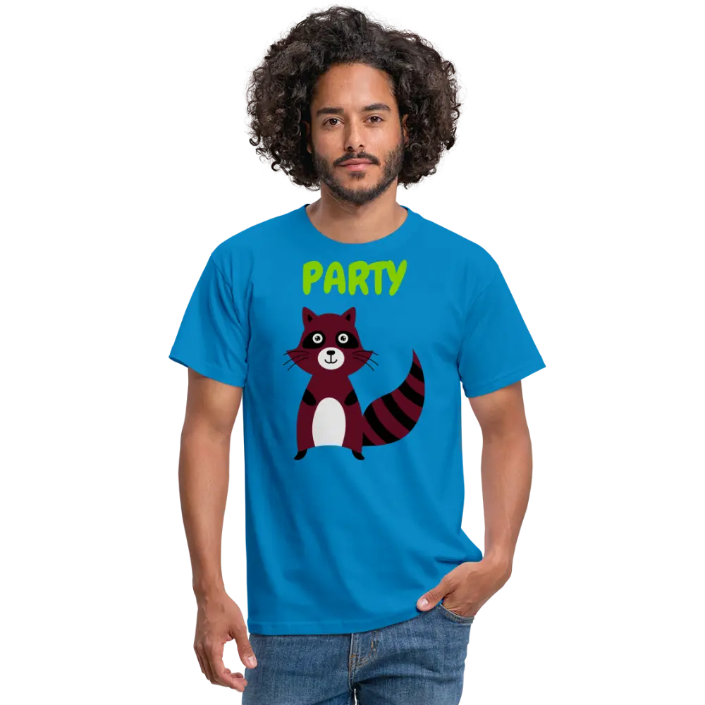 Party Waschbär - Royalblau