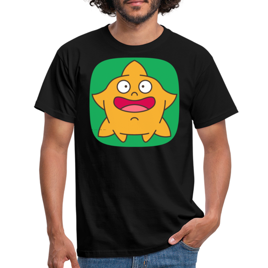 Netter Stern flach - Schwarz