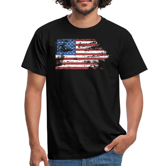 USA Flagge - Schwarz