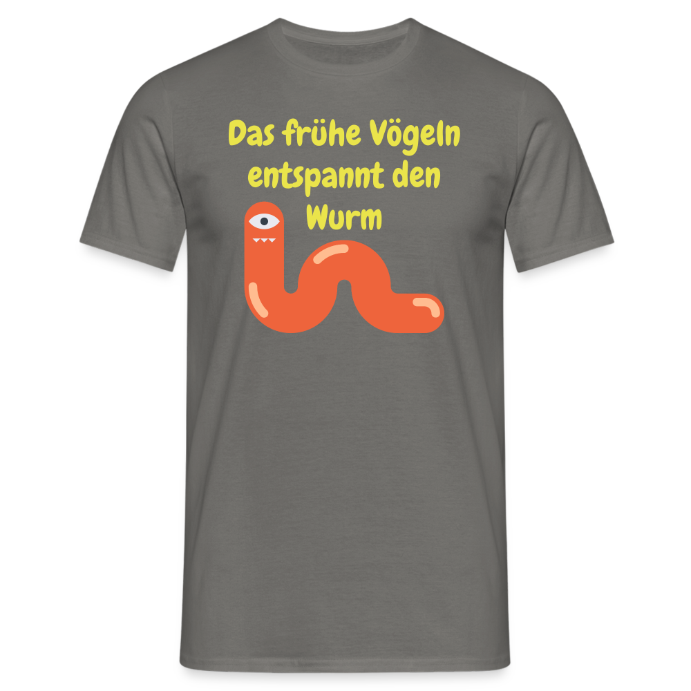 Das frühe Vögeln entspannt den Wurm - Graphit