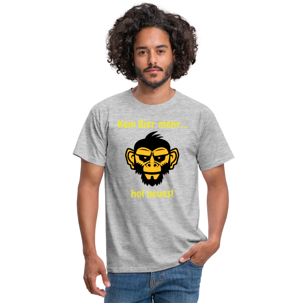 Kein Bier mehr...hol neues - Grau meliert
